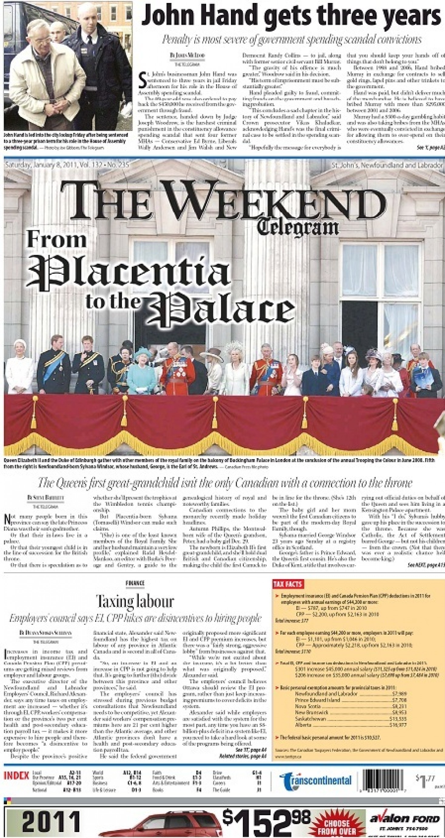 NLEC makes cover of Telegram on Tax on Labour